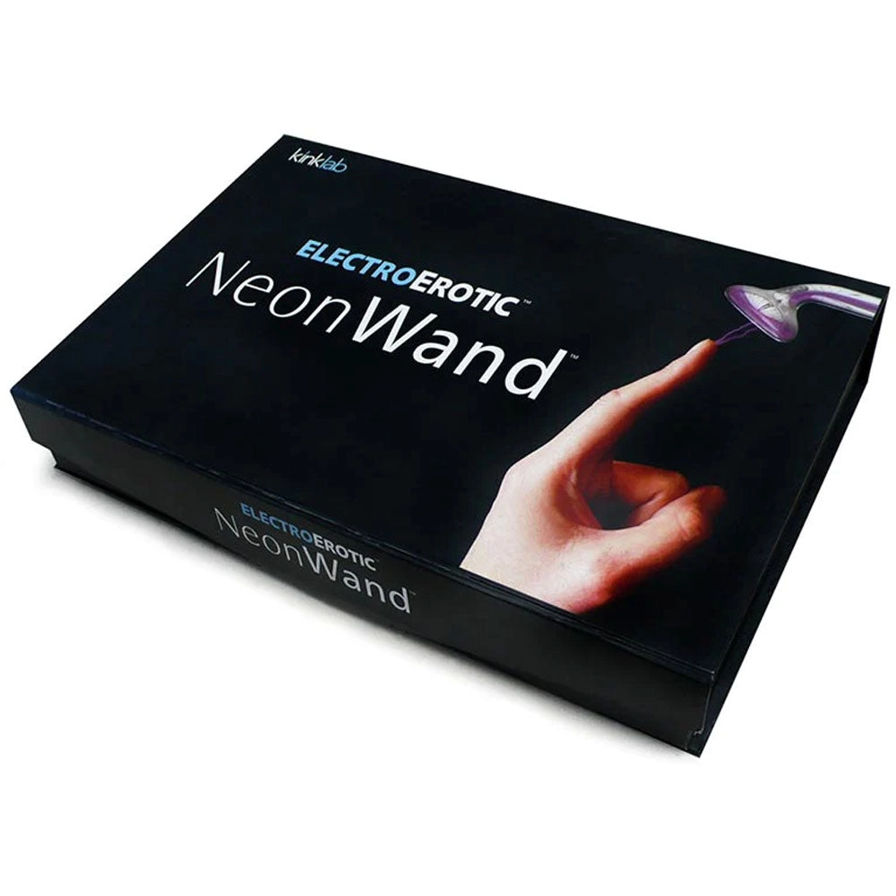 Stockroom Kinklab Neon Wand Electrosex Kit Purple   Adapter