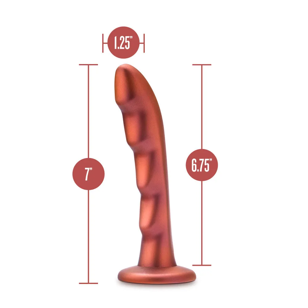 Temptasia By Blush®| Jealousy 7 Inch Pegging Dildo - Harness & Strap On Compatible – Red Rouge