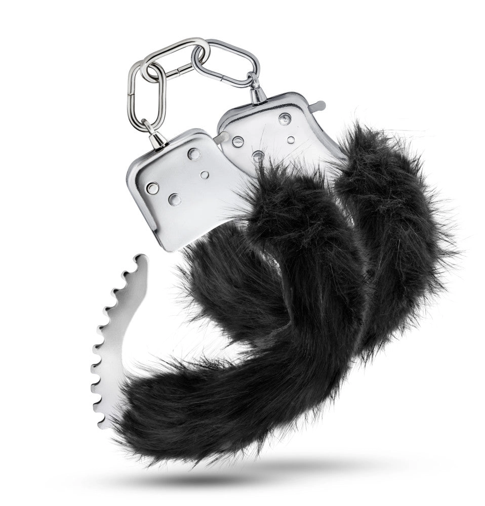 Temptasia By Blush® | Plush Fur Cuffs - Black