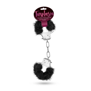 Temptasia By Blush® | Plush Fur Cuffs - Black