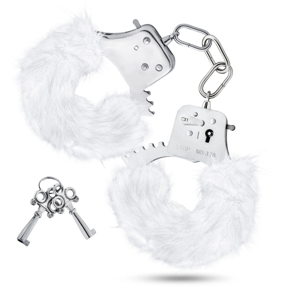 Temptasia By Blush® | Plush Fur Cuffs - White
