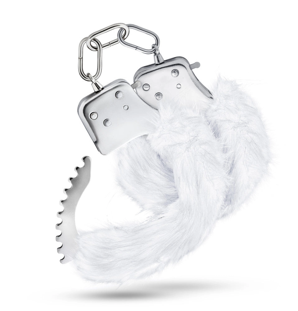 Temptasia By Blush® | Plush Fur Cuffs - White