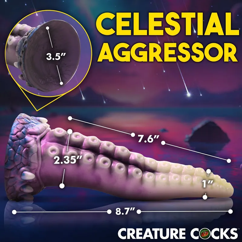 THE ASTROPUS TENTACLE SILICONE DILDO BY CREATURE COCKS