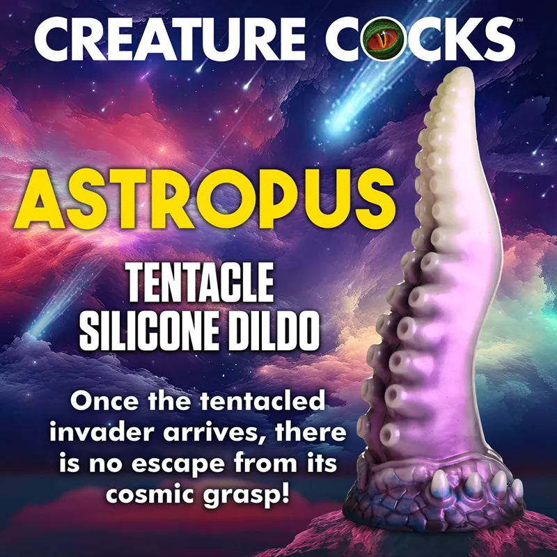 THE ASTROPUS TENTACLE SILICONE DILDO BY CREATURE COCKS