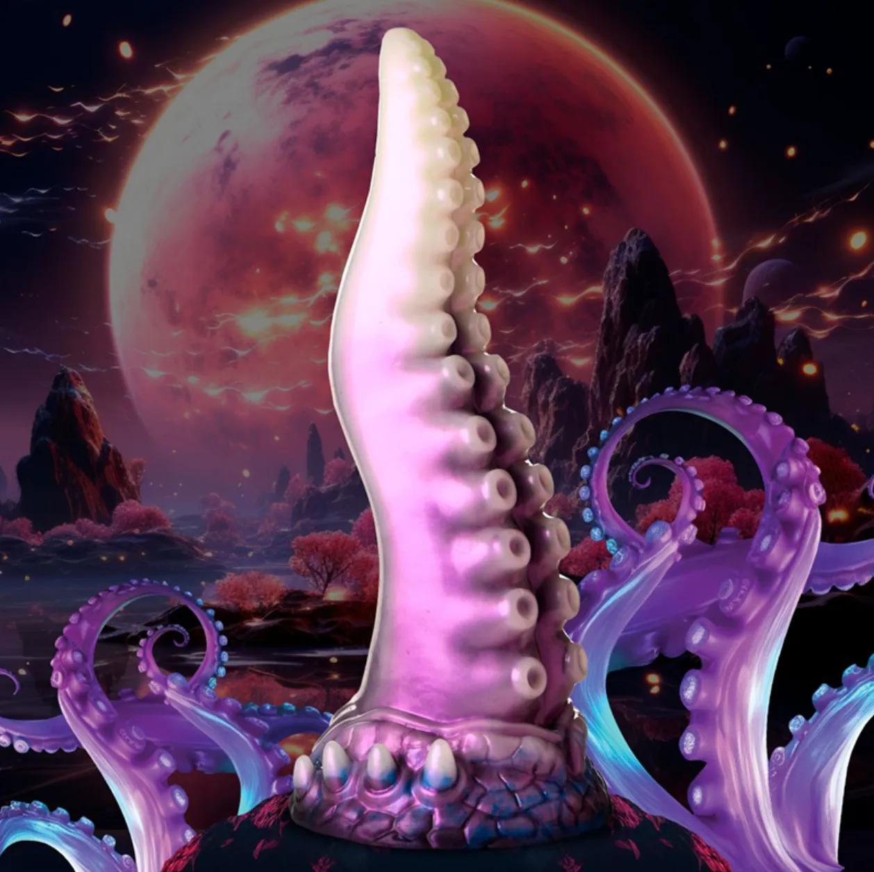 THE ASTROPUS TENTACLE SILICONE DILDO BY CREATURE COCKS