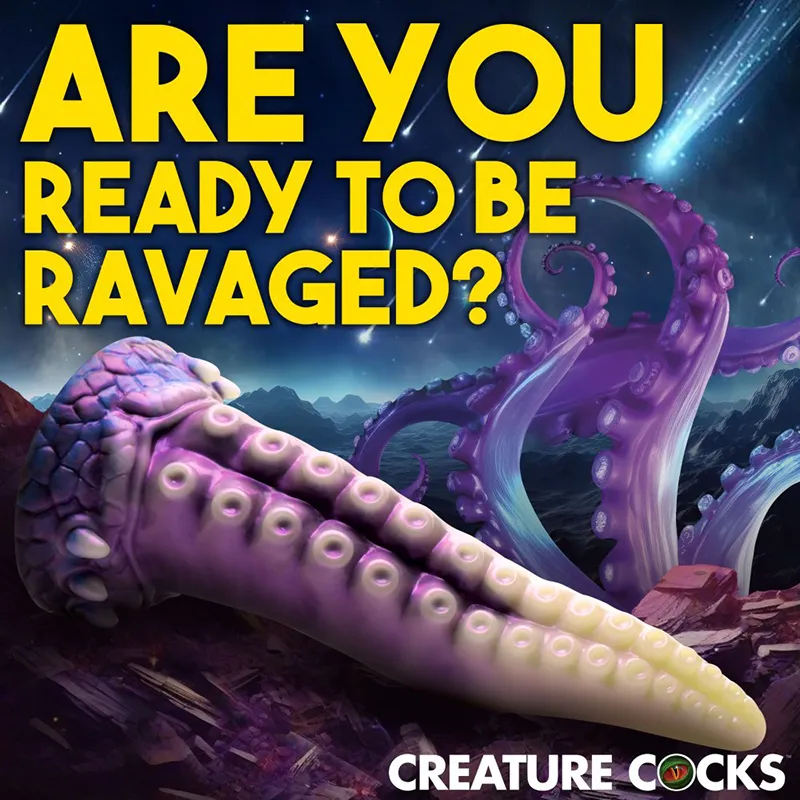 THE ASTROPUS TENTACLE SILICONE DILDO BY CREATURE COCKS
