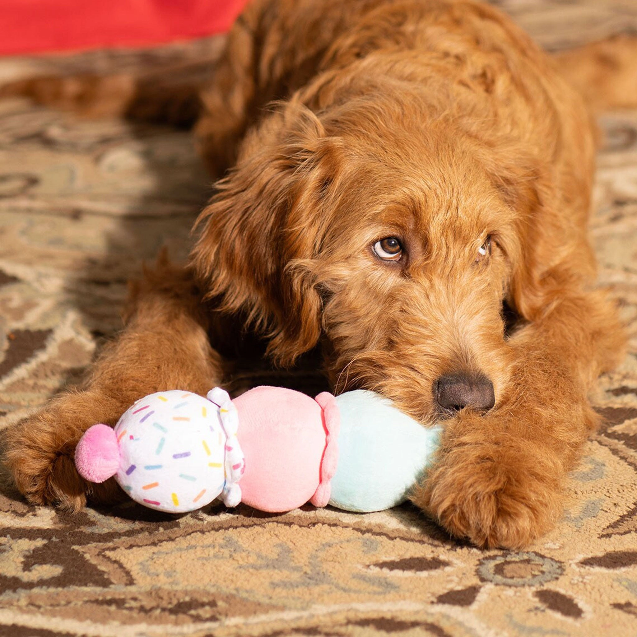 Thoozy Pet 3 Scoop Ice Cream Multi Dog Toys
