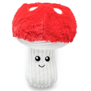 Thoozy Pet Mushroom Red & White Dog Toys