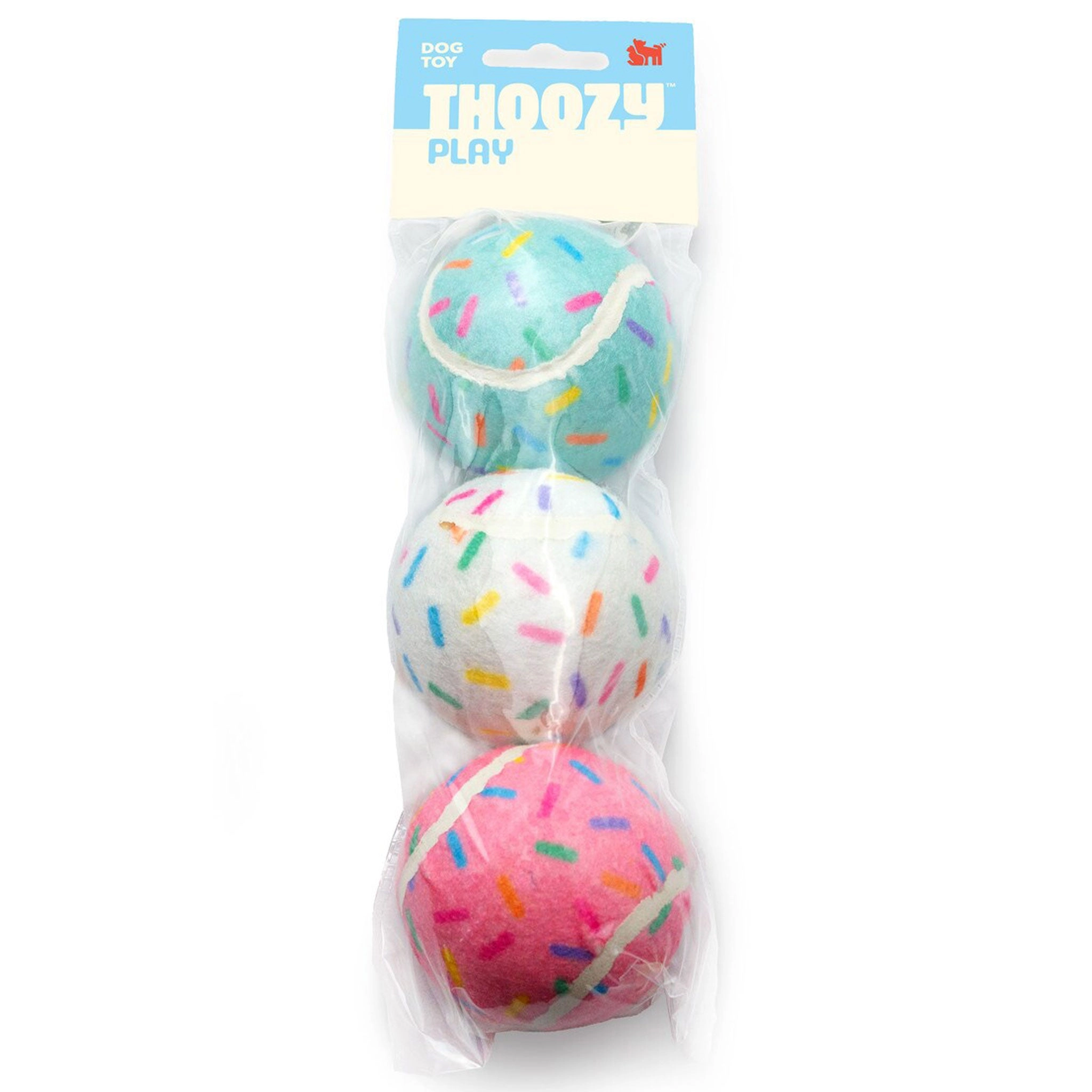 Thoozy Pet Tennis Balls Birthday Dog Toys