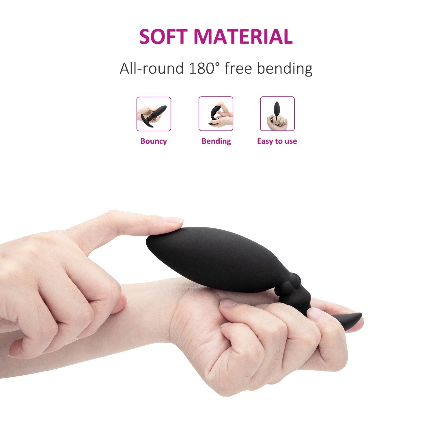TP Premium Silicone Butt Anal Plug With 100% Silicone - Laphwing