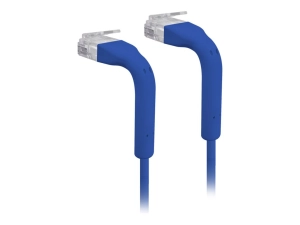 Ubiquiti UniFi - Patch cable - RJ-45 (M) to RJ-45 (M) - 26 ft - 0.1 in - CAT 6 - booted, indoor - blue U-CABLE-PATCH-8M-RJ45-BL