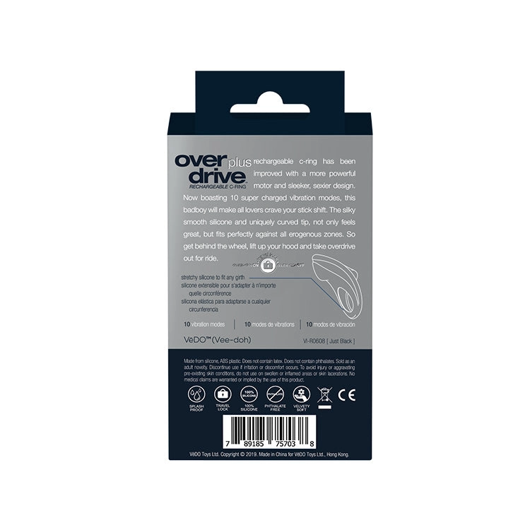 VeDO Overdrive Plus Vibrating Cock Ring