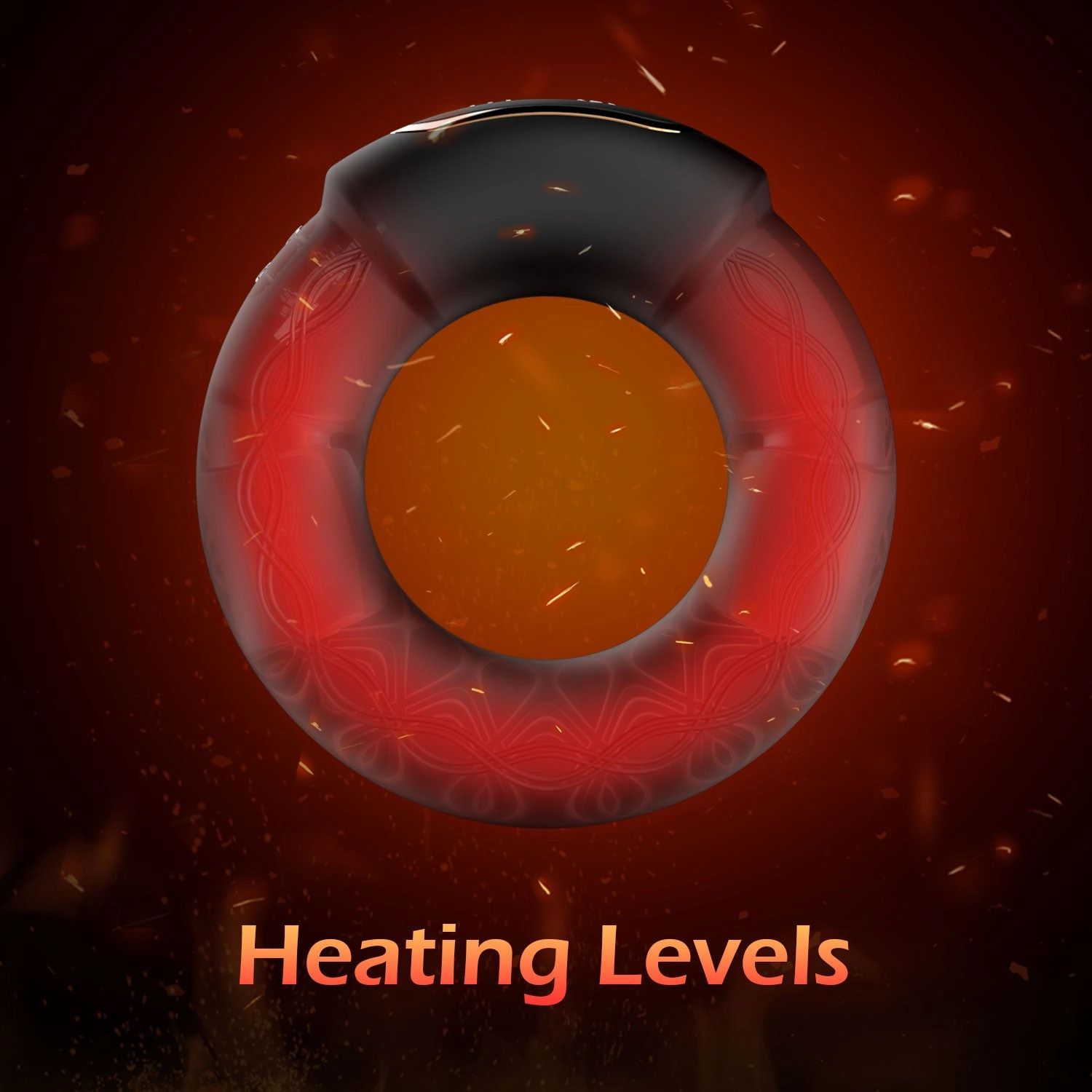Vibrating Cock Ring with Heating Function