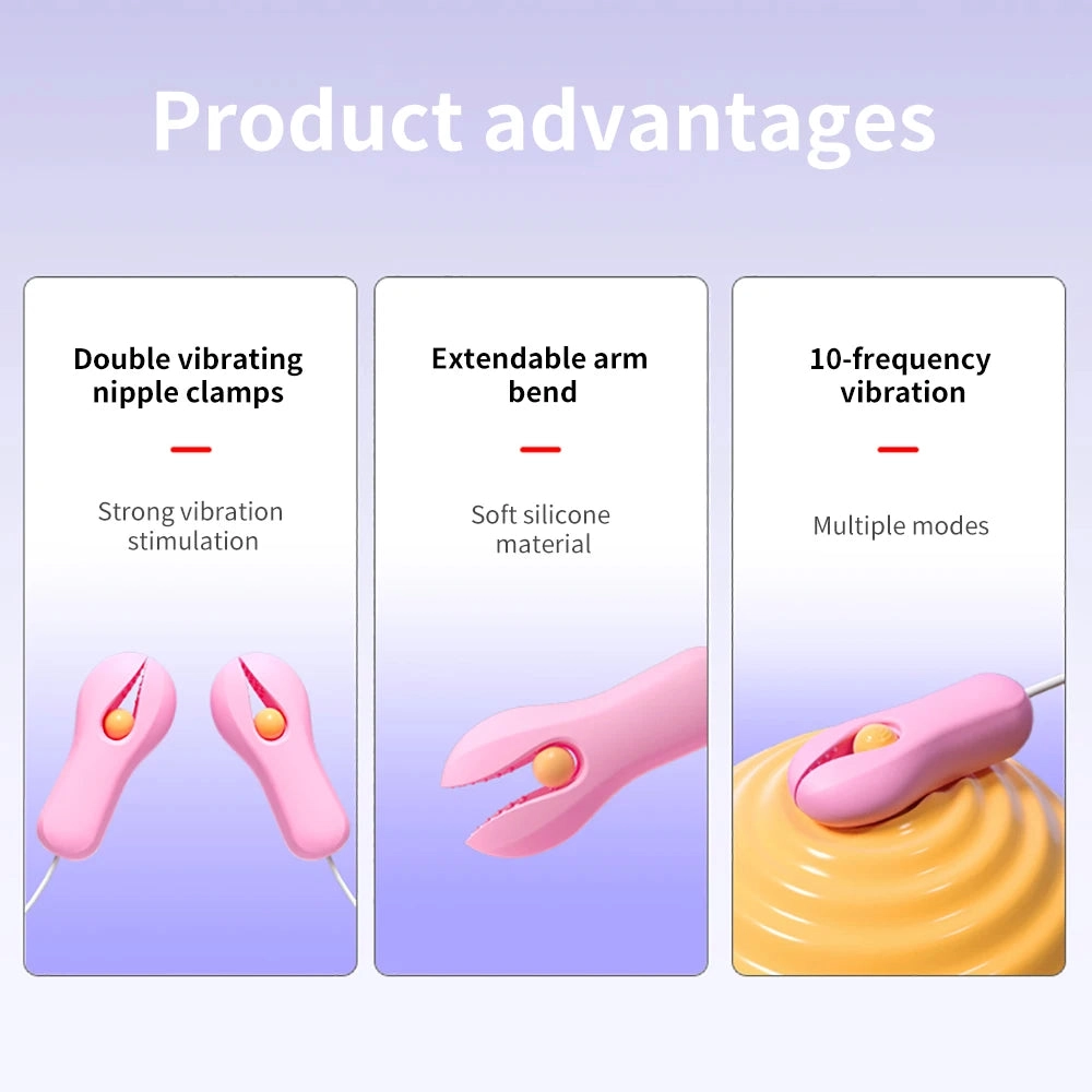 Vibrating Nipple Clamps