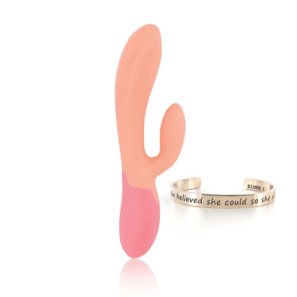 Warming Xena Vibrator in Peach & Coral