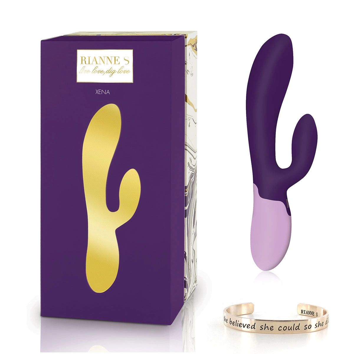 Warming Xena Vibrator in Purple & Lilac