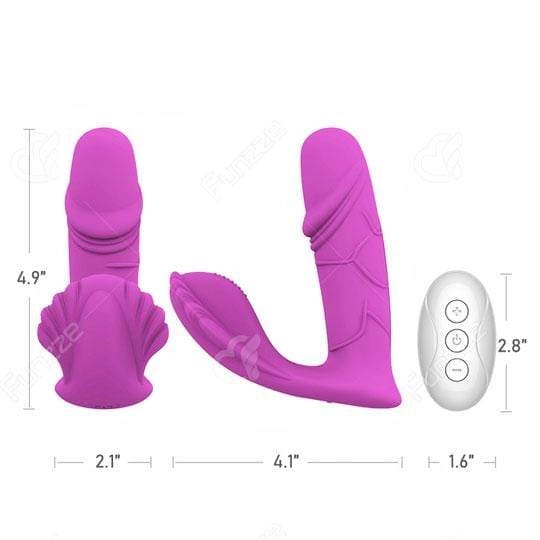 Wearable Thrusting Butterfly Vibrator
