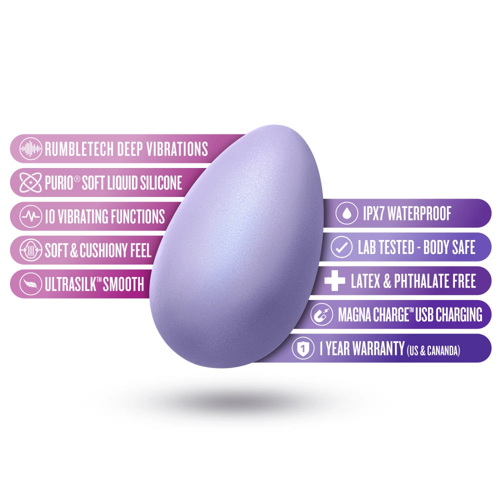 Wellness By Blush™ | Serene Vibe Full Body Personal Hand Held Massager - Made with Purio® Silicone