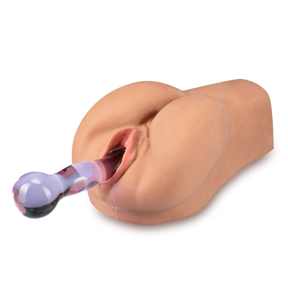 X5 Men By Blush® | Amanda's Lusty Bottom Realistic Latin Vibrating Masturbator / Stroker
