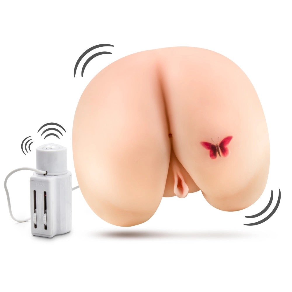 X5 Men By Blush® | Vibrating Rear Ecstasy Realistic Beige Vibrating Masturbator / Stroker